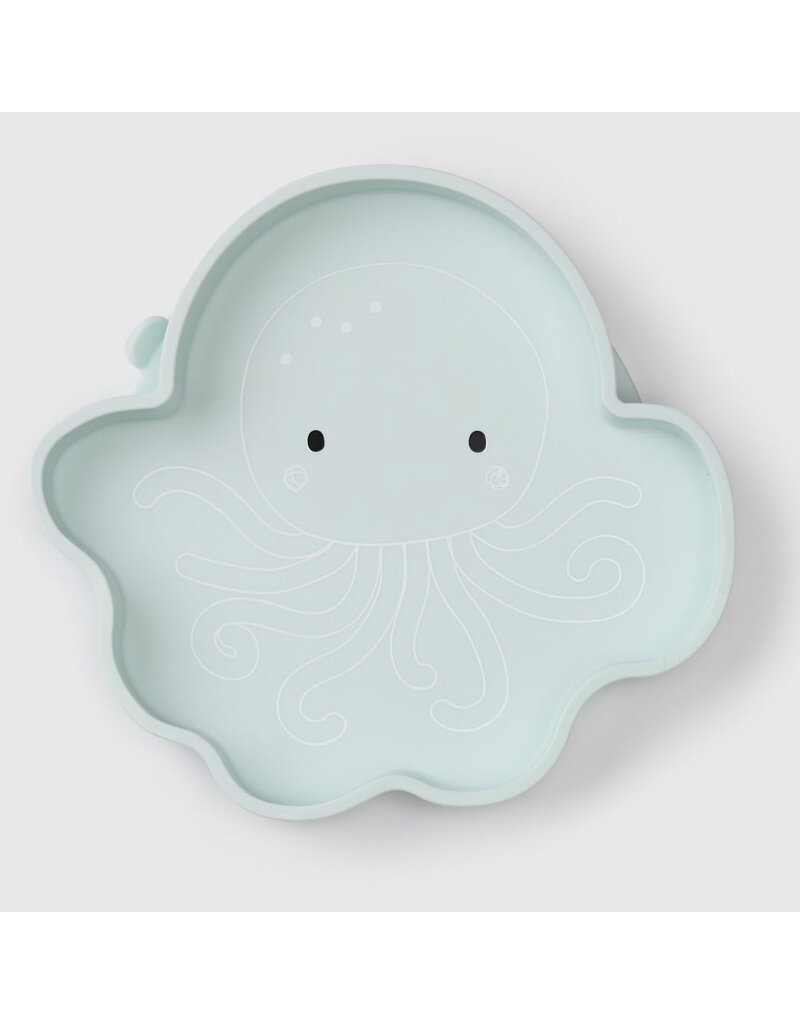 Loulou Lollipop Silicone Snack Plate - Octopus