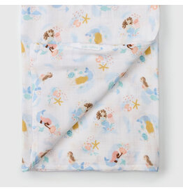 Loulou Lollipop Mermaids Bamboo Swaddle