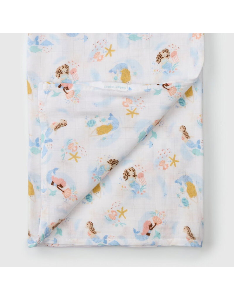 Loulou Lollipop Mermaids Bamboo Swaddle