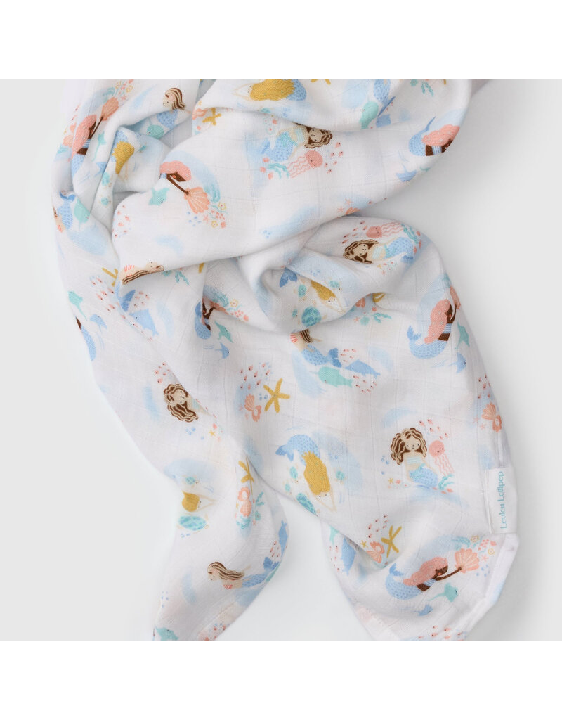 Loulou Lollipop Mermaids Bamboo Swaddle