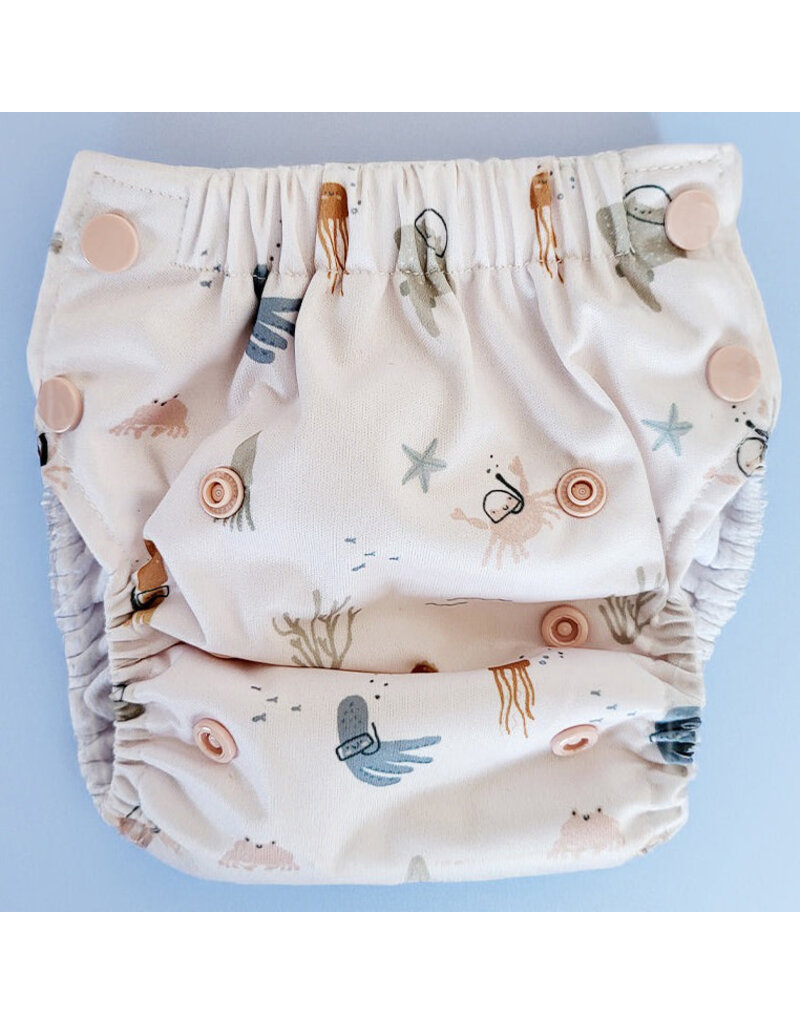 La Petite Ourse Waterproof Swim Diaper - Seabed