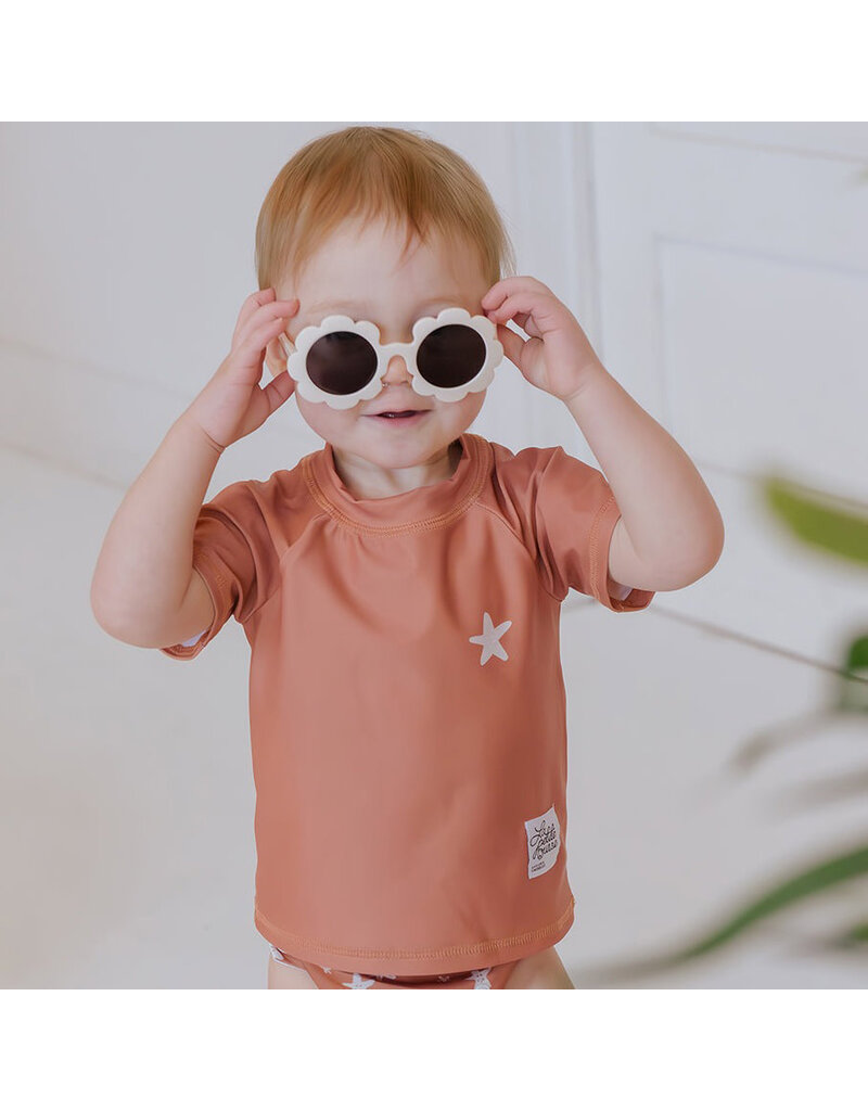 La Petite Ourse UV Swim Shirt - Clay Starfish