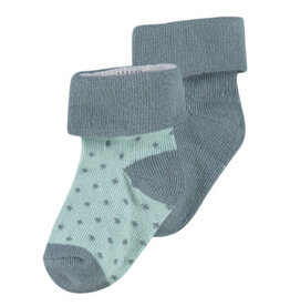 Noppies Basics Dot Socks 2pk - Dark Green