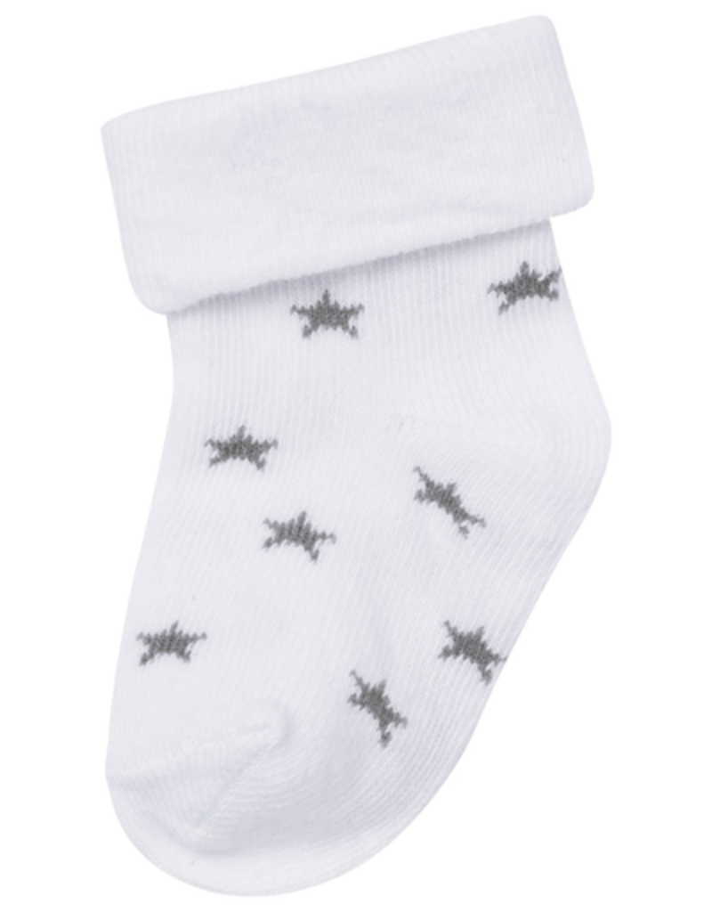 Noppies Basics White Star Socks 2pk