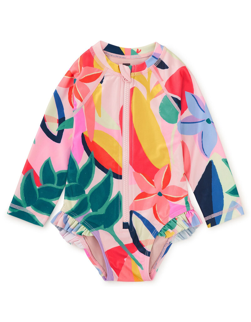 Tea Collection Parakeet LS UV Baby Suit