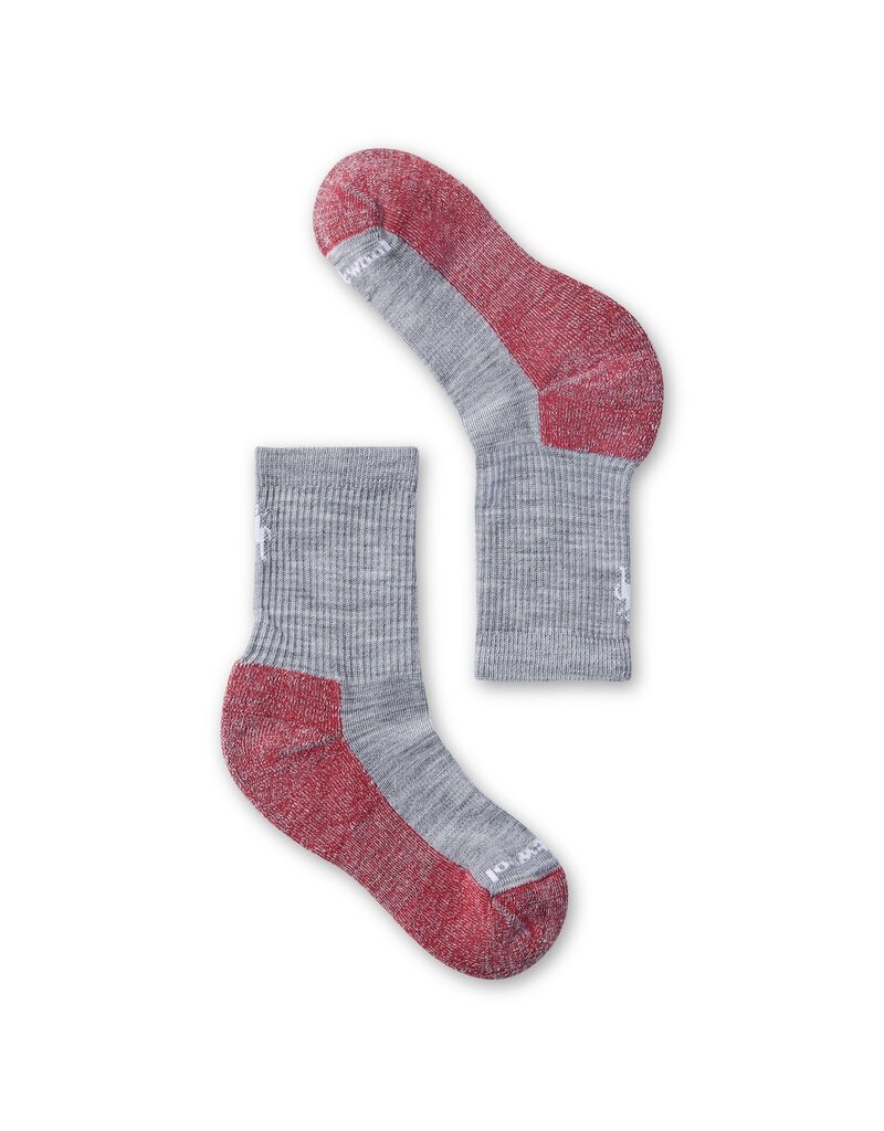 Smartwool Grey Kids' Hike Light Cushion Crew Socks