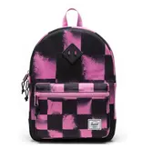 Herschel Heritage Kids Backpack - Stencil Checker Opera Mauve