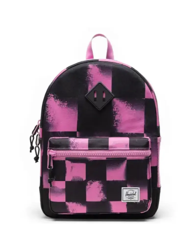 Herschel Heritage Kids Backpack - Stencil Checker Opera Mauve