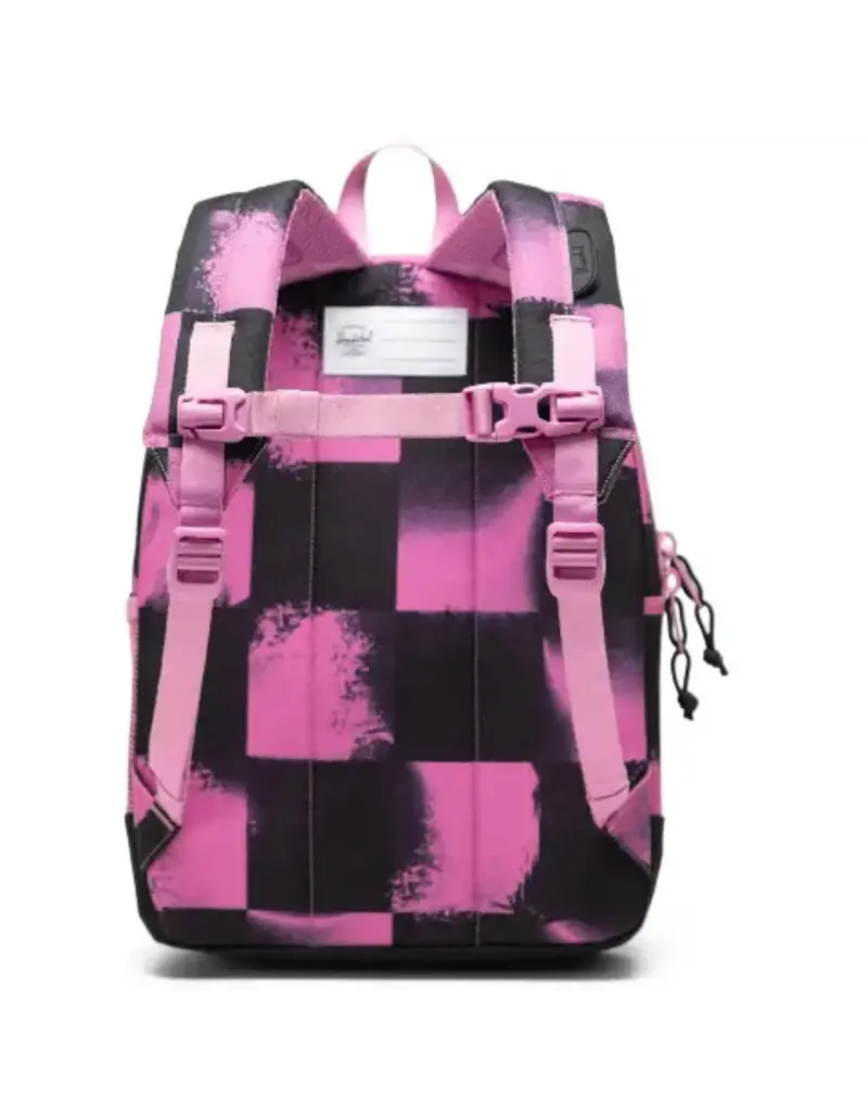 Herschel Heritage Kids Backpack - Stencil Checker Opera Mauve