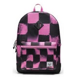 Herschel Heritage Youth Backpack - Stencil Checker Opera Mauve