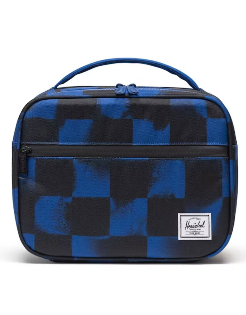 Herschel Pop Quiz Lunchbox - Stencil Checker Sodalite Blue