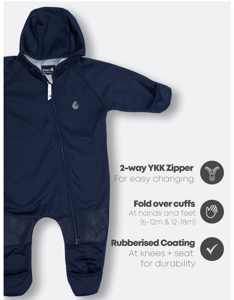 Therm All-Weather Fleece Onesie Navy