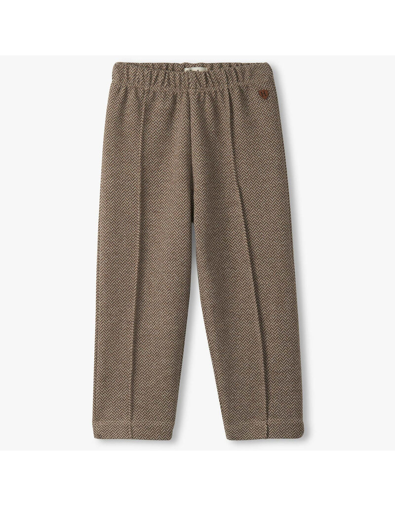 Hatley Brown Sugar Herringbone Pants