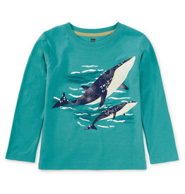 Tea Collection Minke Whales Graphic Tee