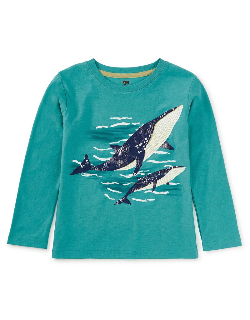 Tea Collection Minke Whales Graphic Tee