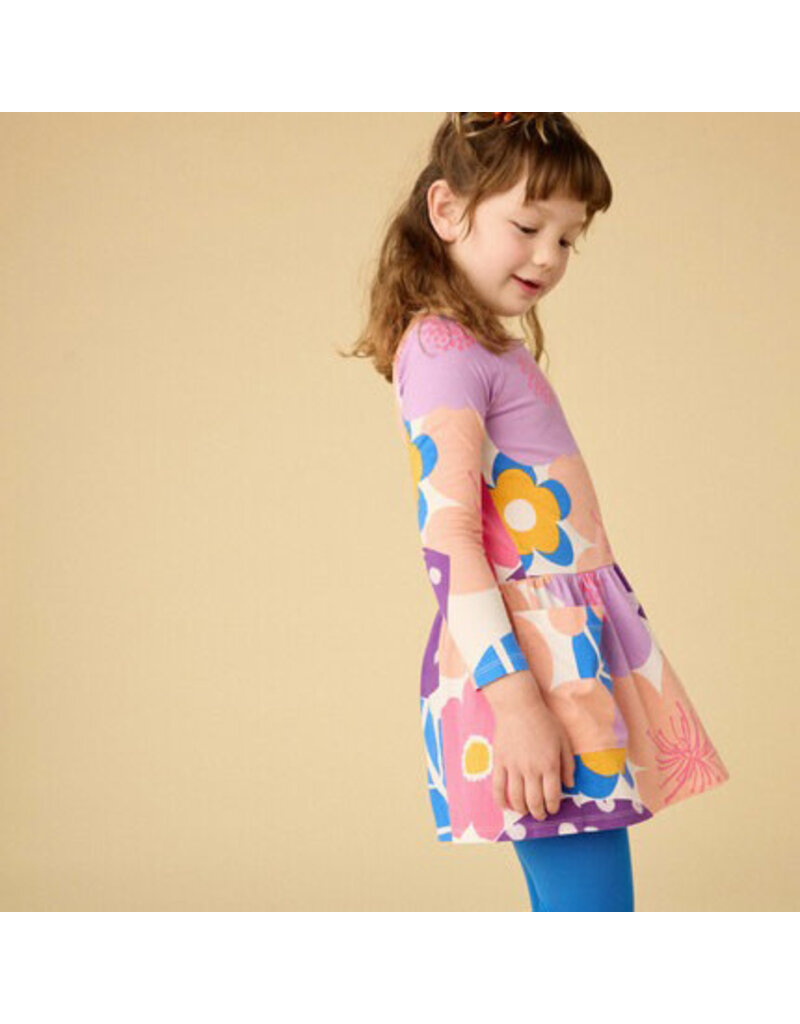 Oversized Floral Pocket Dress