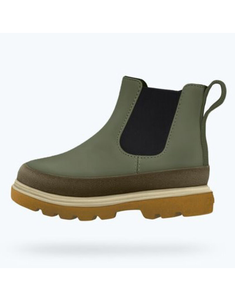 Native Kensington Chelsea Boots Olive Green