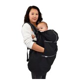 Jan and Jul Black Cozy-Dry Baby Rain Cover