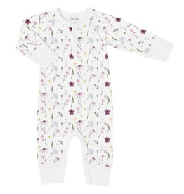 Cream Floral Unionsuit
