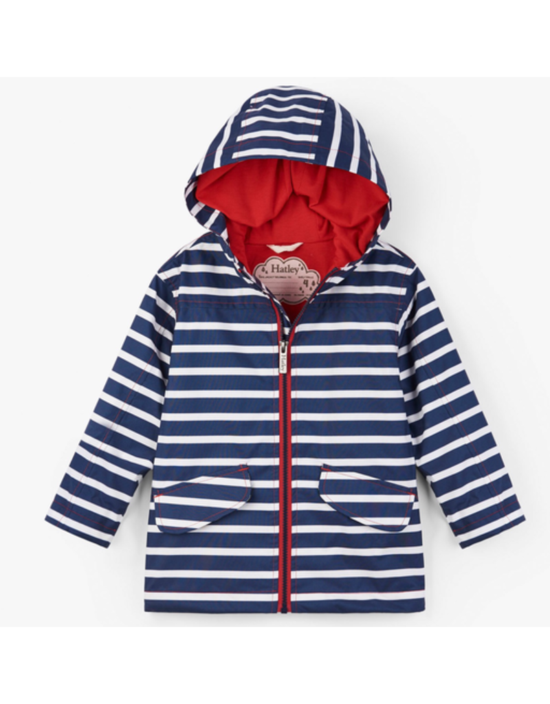 Hatley Striped Microfiber Rain Jacket