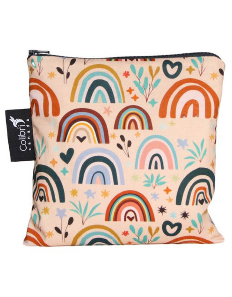 Colibri Sandwich/ Snack Bag - Spring Rainbows