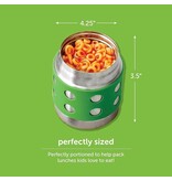 Lunchbots 8oz Thermal Dots Food Container, Green