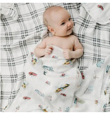 Loulou Lollipop All Aboard Bamboo Swaddle