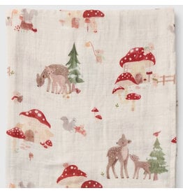 Loulou Lollipop Forest Families Bamboo Swaddle