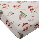 Loulou Lollipop Forest Families Fitted Crib Sheet
