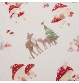 Loulou Lollipop Forest Families Fitted Crib Sheet