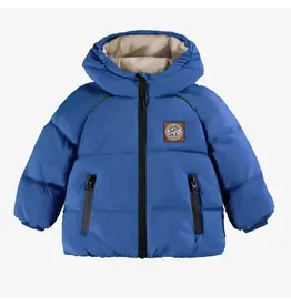 Souris Mini Blue Baby Puffer Coat Size: 12-18m