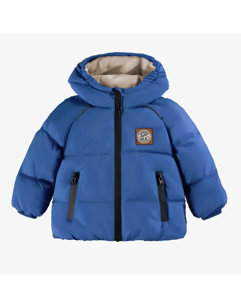 Souris Mini Blue Baby Puffer Coat