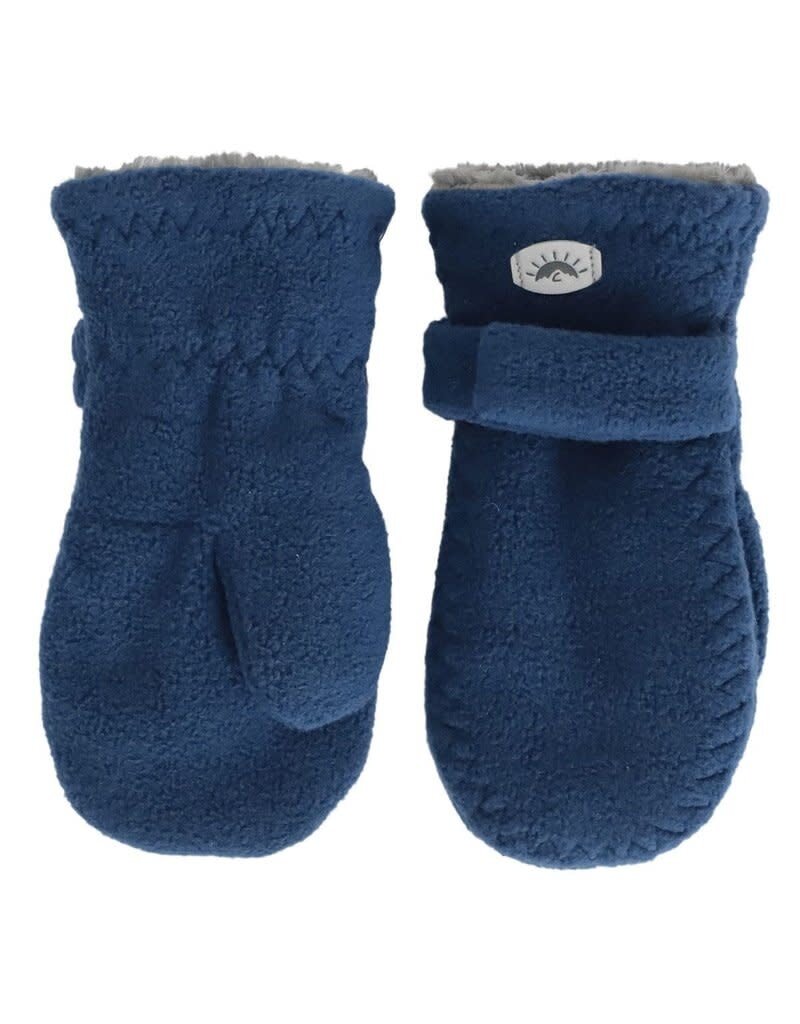 Blue Fleece Mittens