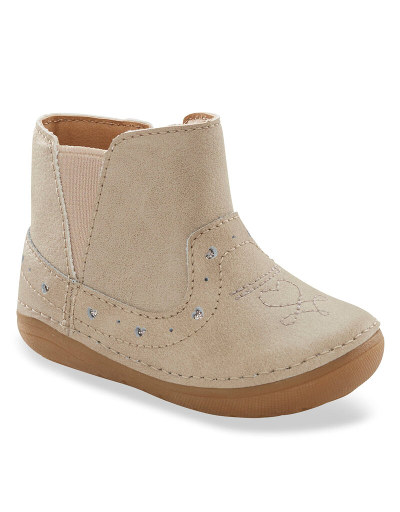 Stride Rite Gigi Taupe Baby Boots