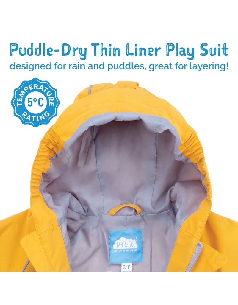 Jan and Jul Nebula Blue Puddle-Dry Rain Play Suit