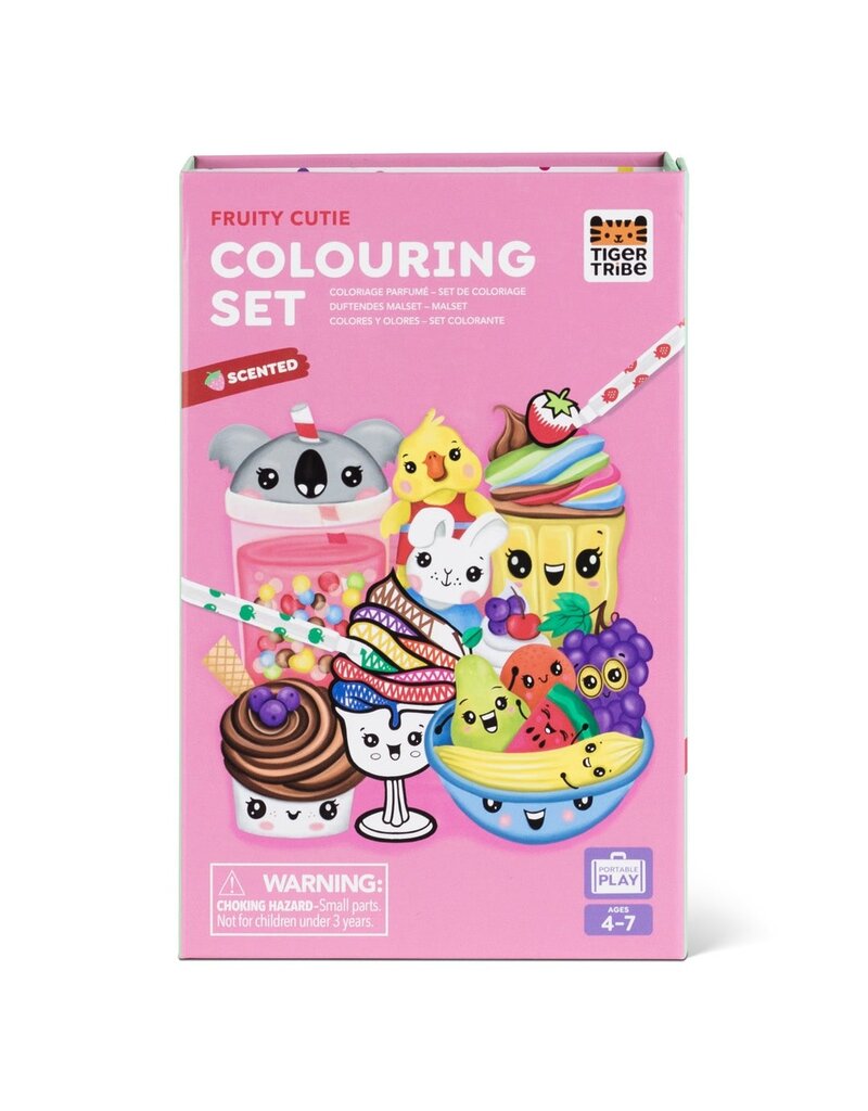 Tiger Tribe Scented Colouring - Fruity Cutie