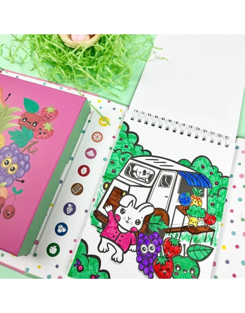 Tiger Tribe Scented Colouring - Fruity Cutie