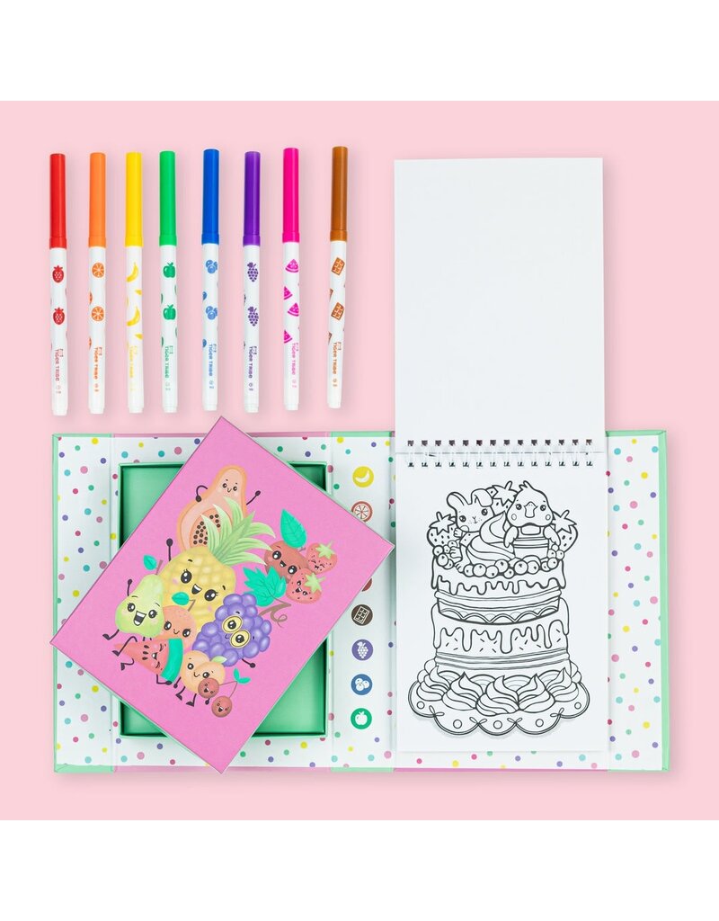 Tiger Tribe Scented Colouring - Fruity Cutie