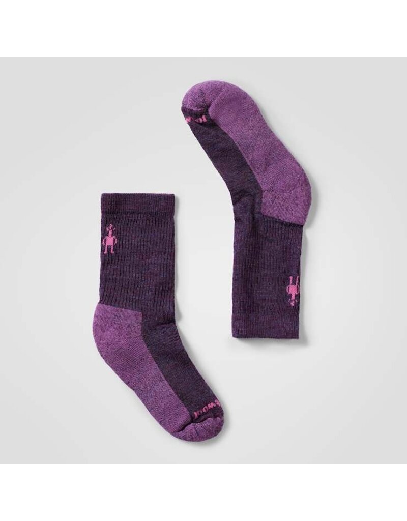 Smartwool Purple Iris Kids' Hike Light Cushion Crew Socks