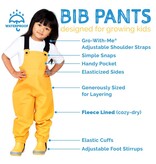 Jan and Jul Black Cozy Dry Rain Bib Pants