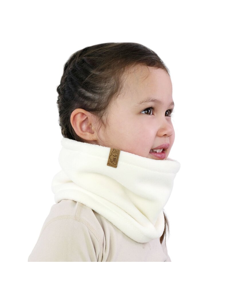 Jan and Jul Cream Fleece Neck Warmer