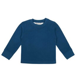 Jan and Jul Deep Blue Kids Base Layer Top Size: 4