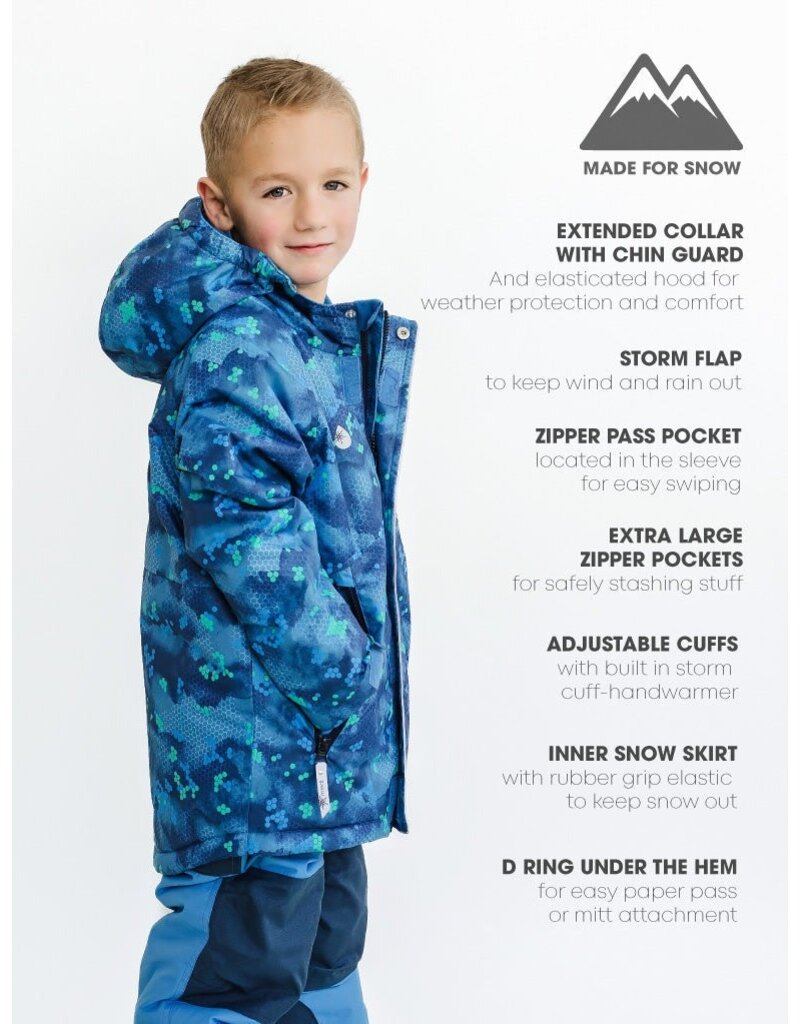 Therm Snowrider Jacket Pixel Peak