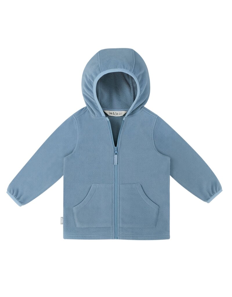 Jan and Jul Stormy Blue Kids Fleece Jacket