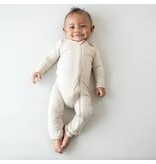 Kyte Baby Bisque Bamboo Zip Romper