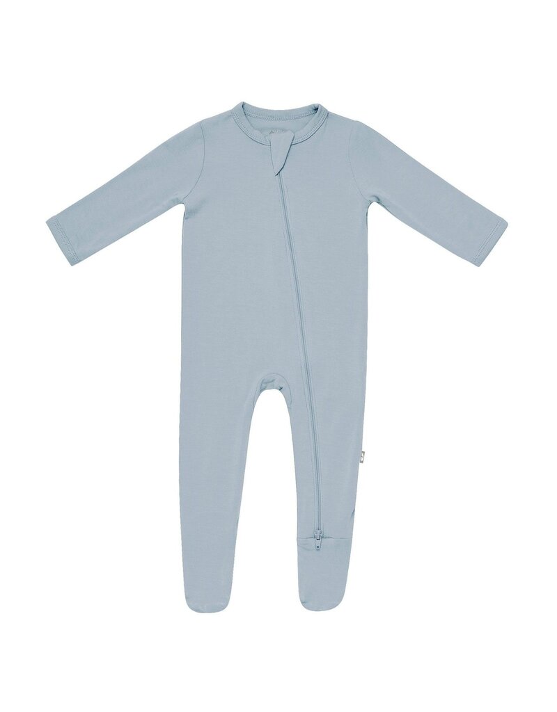 Kyte Baby Fog Bamboo Zip Footie