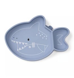 Loulou Lollipop Silicone Snack Plate - Shark