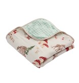 Loulou Lollipop Plush Bamboo Quilt - Forest Families