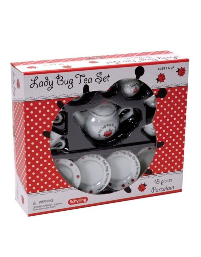 Schylling Ladybug Tea Set 5y+