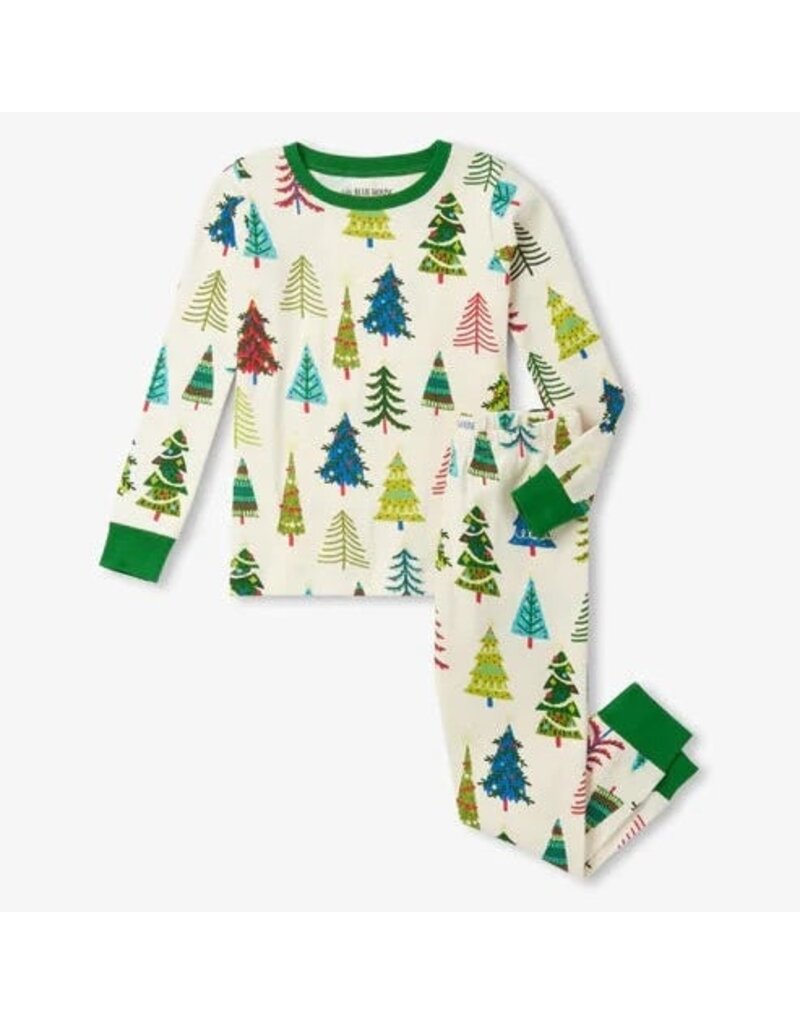 Hatley Christmas Trees Kids PJs